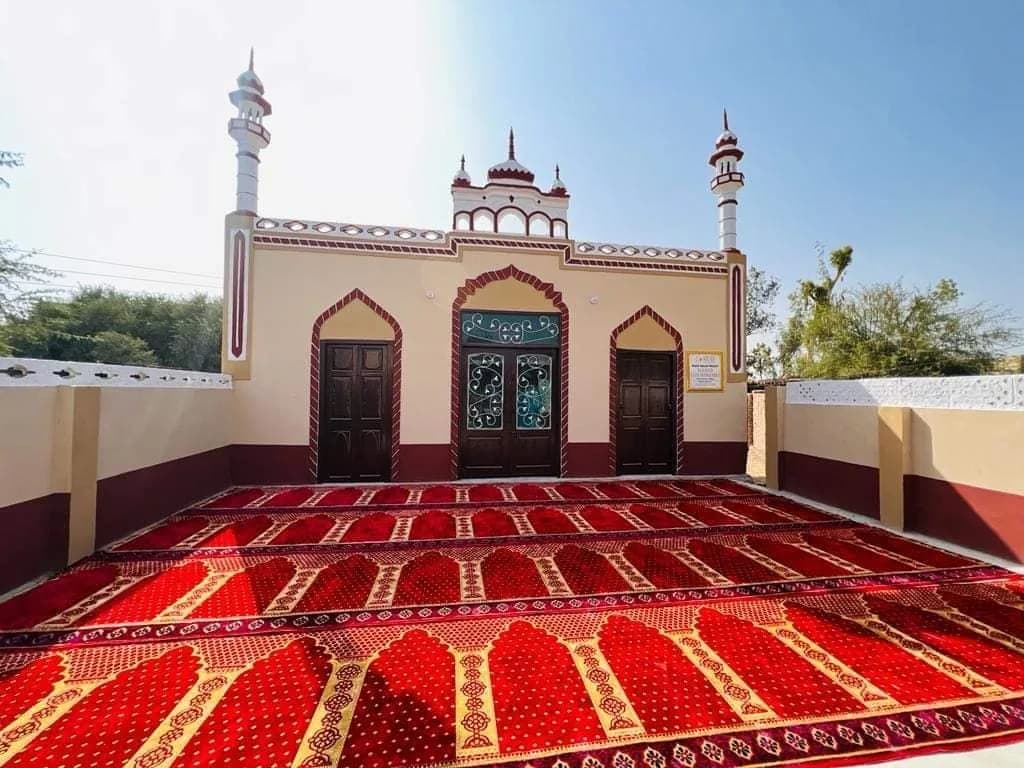 Recent masjid built by our field delivery team in Pakistan