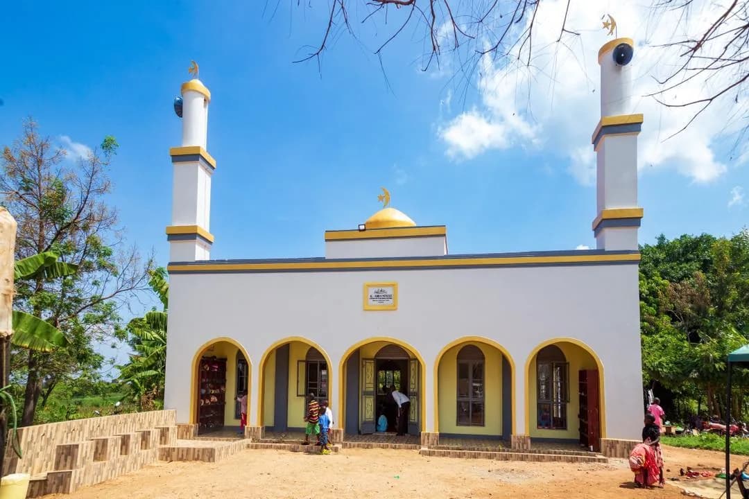 Recent masjid built by our field delivery team in Uganda