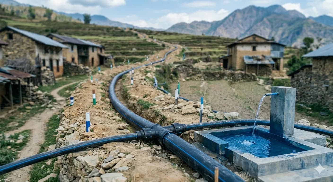 Community Water Pipeline in Pakistan